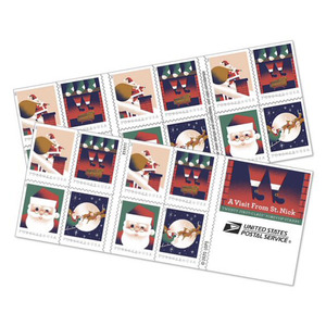 États-Unis Halloween Noël Thanksgiving Cadeaux culturels et créatifs Timbres-poste Autocollants <span class=keywords><strong>de</strong></span> timbre postal Autocollant <span class=keywords><strong>de</strong></span> fête - Product Image 4