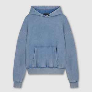 Sudadera con Capucha Ajustada y Cremallera Bordada para Hombre, Sudadera con Capucha de Algodón Orgánico para Hombre, Sudadera con Cremallera Completa, Chaqueta con Capucha y Cremallera Personalizada - Product Image 2