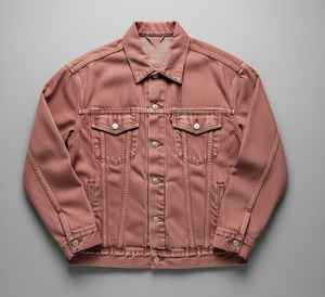 Veste en jean personnalisée de haute qualité pour hommes Streetwear vintage avec broderie bouton décoration motif imprimé décontracté formel hiver - Product Image 1