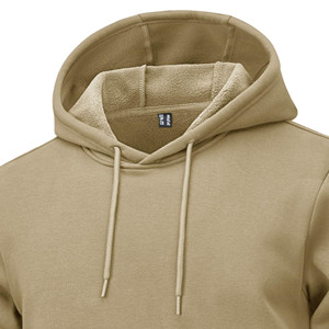 2025 vente en gros plaine noir hommes sweats à capuche surdimensionnés sweat impression personnalisée Logo graphique et 3D broderie sport pull vêtements - Product Image 2