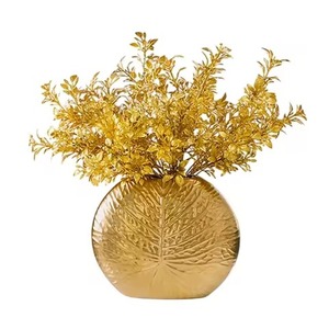 Jarrón de metal artesanal de primera calidad para la decoración de flores interior del hogar moderno y un elegante estilo de mesa - Product Image 5