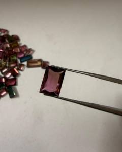 Lot de pierres précieuses en tourmaline naturelle 291 Ct 206 pièces Forme octogonale Couleurs mélangées |   Pierres brutes d'Afrique en gros pour la bijouterie - Product Image 5