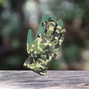 Guantes de seguridad de cuero de grano Premium Crouser Cuff ignífugos, anticortes, protección resistente para uso industrial y de construcción - Product Image 4