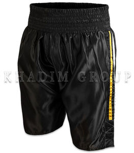 Pantalones cortos de boxeo superventas personalizados-pantalones cortos de lucha de malla y satén para hombre OEM - Product Image 2