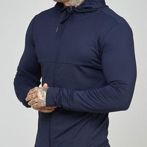 Vente en gros de survêtements personnalisés pour hommes 100% coton respirants avec col et string ensemble de survêtements deux pièces survêtements pour hommes pullover - Product Image 5