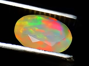 Excelente piedra facetada de ópalo etíope de fuego múltiple increíble corte gemas de ópalo etíope piedra de ópalo para hacer joyería - Product Image 4