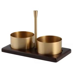 Tazón para Servir Alimentos de Aluminio Dorado con Forma de Manzana, Decoración para Dátiles, Chocolate, Frutos Secos, Ideal para la Cena en Casa - Product Image 5