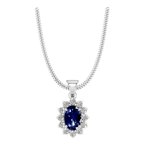 Pendentif fin pendentif à breloques pour femmes fabricant de bijoux fins OEM ODM VVS Moissanite Platinum diamant pendentif personnalisé - Product Image 1