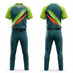 Uniforme de Béisbol de Malla de Alta Calidad 2026, Sublimado, Personalizado, Unisex, Transpirable, Cuello en V, 220g, Nombre del Equipo, Número, Venta al por Mayor - Product Image 2