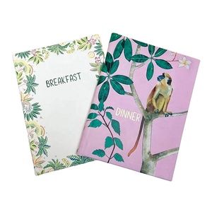 DIVRIS Couverture de menu de restaurant de luxe en tissu noir, personnalisée, imperméable, en cuir PU, avec plusieurs pages remplaçables - Product Image 5