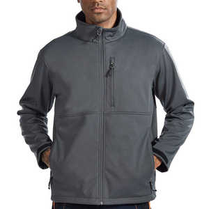 Veste Softshell imperméable et respirante à la mode, impression de logo personnalisée, prix bas, veste Softshell pour hommes - Product Image 1