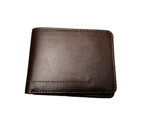 Tarjetero personalizado de alta calidad para hombre, minicartera inteligente y delgada de cuero genuino con cierre plegable, ligera y con bloqueo RFID - Product Image 3