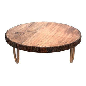 NUEVO SOPORTE DE MESA DE PANTALLA DE MADERA NATURAL MACIZA CON BASE DE MADERA PARA BAÑAR HERRAMIENTA DE PASTEL DE MADERA PARA RESTAURANTES FIESTAS SOPORTE DE PASTEL - Product Image 5