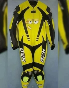 Traje de Motociclismo de Cuero, Traje de Motociclismo de Cuero Grueso Hecho en Pakistán, Ropa de Motociclismo, Traje de Carreras, Calidad Premium Kangaroo - Product Image 1