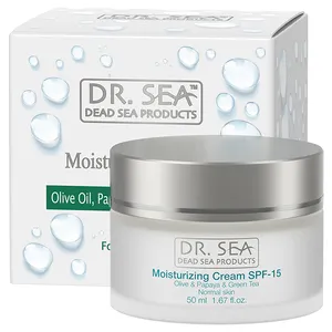 Увлажняющий крем-оливковое масло, папайя и зеленый чай SPF 15 от Dr.SEA Dead Sea Products Израиль бесплатные образцы Быстрая доставка