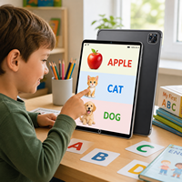 Tablette Android 14 pour enfants 10,1 pouces 6 Go RAM 64 Go ROM Octa Core Double SIM Double Veille WiFi pour l'apprentissage, les dessins animés et la musique