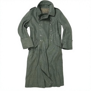 Personalizado largo impermeable 100% tela de lana gran abrigo hombres y mujeres uniforme transpirable impreso - Product Image 1