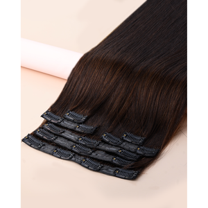 Ensemble de 7 clips volumisants et extensions de cheveux à clipser pour des cheveux volumineux et longs - Product Image 2