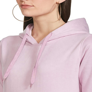 Sudaderas Casuales de Moda para Mujer, de Manga Larga, con Capucha, Forradas, Ecológicas, de Felpa, Color Sólido, Novedad al por Mayor, Invierno 100% - Product Image 4