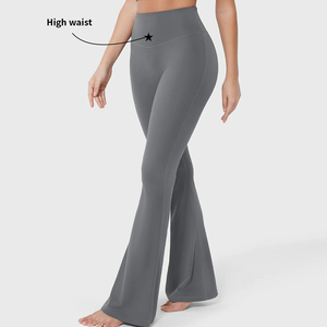 Premium Bell Bottom Yoga Pantalon Femmes Taille Haute Bootcut Leggings Évasés Sans Couture Gym Fitness Activewear - Product Image 6