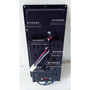 Amplificateur de plaque pour système audio actif 2 canaux 2 entrées 2 sorties MP3 Bluetooth 1200W+1200W avec écran LCD - Product Image 4