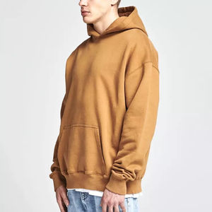 Pull à capuche à manches longues vierge en coton de haute qualité pour hommes vente en gros de vêtements d'hiver faits à la main avec logo personnalisé conception OEM - Product Image 6