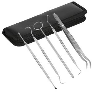 Ensemble d'instruments vétérinaires dentaires pour petits animaux avec boîte en aluminium Kit d'hôpital pour animaux ensemble dentaire instruments chirurgicaux - Product Image 5