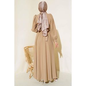 <b>Stone</b> Belted Dress Latte - Product Image 3