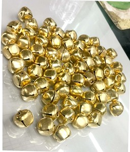 Campanas de Hierro Redondas Pulidas Chapadas en Oro de 15 mm, Decoración China, Escultura Moderna, Navidad, Navidad - Product Image 5