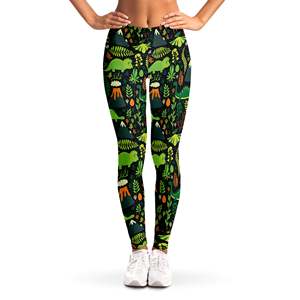 Casual High Yoga Waist Full Length Knitted Sublimation Tights <b>Leggings</b> Colorful Breathable Digital Printed <b>Women</b> High Elastic - Product Image 1