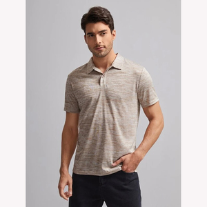 Polos de hombre a precio barato al por mayor, ropa informal transpirable, 100% polos de algodón para hombre - Product Image 1