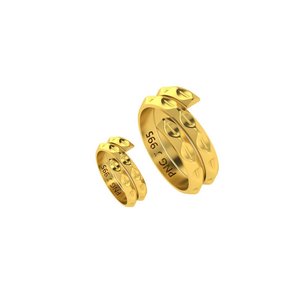 Bague Vedhani en or fin 1,5 grammes - Product Image 4