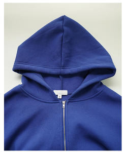 Sudadera con Capucha y Cremallera para Mujer, 100% Algodón, Estilo Urbano, Sudadera con Capucha y Cremallera Unisex, Venta al por Mayor OEM - Product Image 2