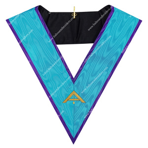 Collier d'officier de première garde adulte unisexe de Memphis Misraim Rite Maçonnic Regalia pour l'église - Product Image 1