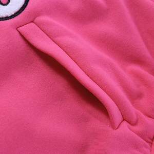 Chaqueta con letras personalizada de alta calidad para mujer, cuerpo de lana, Mangas de cuero, chaqueta universitaria corta con bordado de chenilla, teñida lisa - Product Image 6