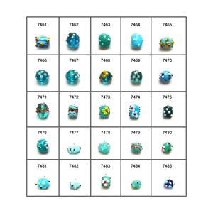 Luxury Handmade Unique Product Dotted Decoration Glass <b>Beads</b> for Jewelry Making Gorgeous Dotted Glass <b>Beads</b> for <b>Bracelet</b> Making - Product Image 1