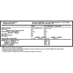 Eco tactical bcaa 4.1.1 210 GR (Ananas) อะมิโน asit