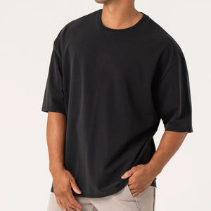 T-shirts pour hommes élégants en coton 100% de haute qualité, tailles grandes disponibles, designs personnalisés, prix bas, tissu en polaire respirant, rembourrage - Product Image 5