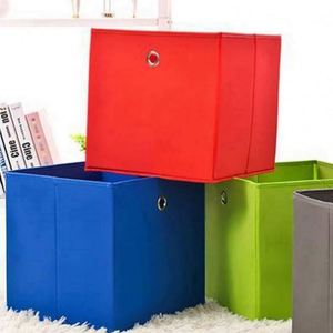 Foldable Non Woven Fabric Storage Box Organizer <b>Bin</b> Space Saver For Bedroom Home Office Bulk - Product Image 2