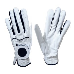 Guantes de golf de cuero Cabretta, transpirables, antideslizantes, ligeros, con correa de muñeca ajustable, para mano izquierda, para hombres y mujeres - Product Image 6