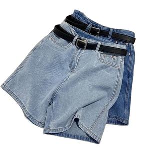 Pantalones Cortos Cargo de Moda Urbana para Mujer, 100% Poliéster, Estampado de Leopardo, Estilo Biker, Verano, Gimnasio, Casual, Irregulares, Holgados, Transpirables - Product Image 1