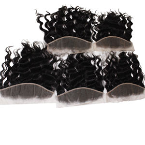 Lace Frontal de vague naturelle douce 100% cheveux humains bruts vietnamiens de qualité vierge étirés longueurs 16 20 30 pouces Frontal naturel - Product Image 6