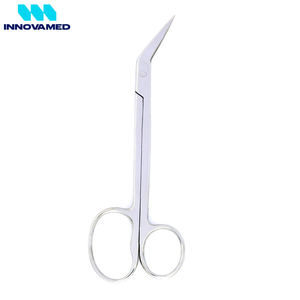 Tijeras de Podología de Acero Inoxidable con Una Hoja Dentada y Una Hoja Recta, Tijeras para Uñas de los Pies con Anillo Grande, Herramienta Profesional - Product Image 4