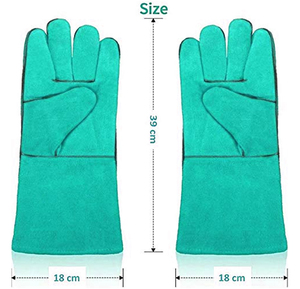 Gants de soudage Tig vente en gros manches longues et manchette réglable sécurité et durabilité gants de soudage Tig Premium peau de chèvre et peau de vache - Product Image 3