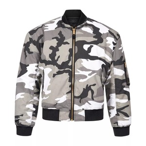 Hot Sales 2024 Premium Stylish <b>Flight</b> Classic Bomber <b>Jacket</b> for <b>Men</b> with Ribbed Collar Hem and Sleeve Cuff - Product Image 5