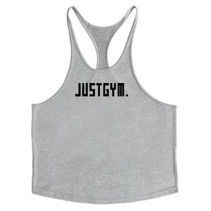 OEM personalizable de alta calidad cómodo rasgado y listo hombres Fitness Tank Top High Street de punto personalizado gimnasio camiseta sin mangas patrón 3D - Product Image 1