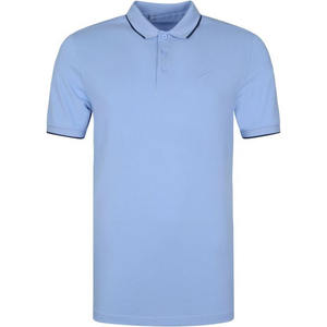 100% algodón transpirable sin arrugas manga corta patrón sólido para Polo camisa Casual ropa elegante para cómodo todos los días - Product Image 6