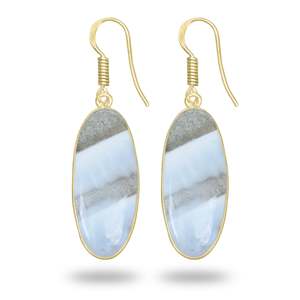 New Collection owyhee opal earrings 18k gold plated wholesale handmade jewelry Handmade Gemstone Jewelry Gift For Women - Product Image 5