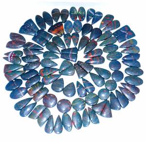 พลอยอัญมณีทรงหลังเบี้ยคู่พลอยอัญมณีทรงหลวมอัญมณีธรรมชาติสำหรับใช้ทำเครื่องประดับ - Product Image 1