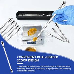 Juego de 23 Espátulas de Laboratorio de Acero Inoxidable 304, Cucharas de Micromezcla Resistentes, Cucharas para Polvo, Resistentes a la Corrosión - Product Image 2